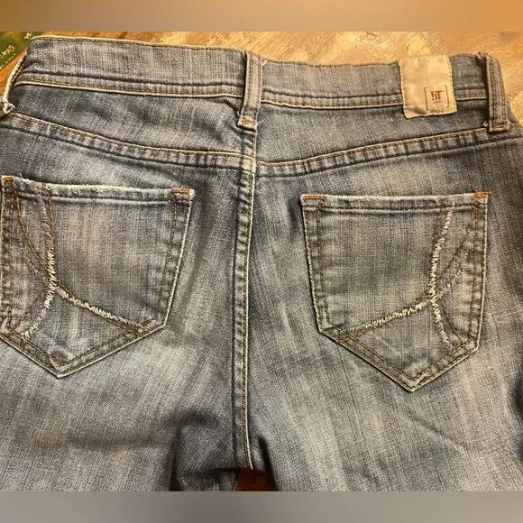 !it Hottie bootcut / flare Jeans - size 27 R distressed wash - Picture 3 of 9